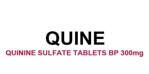 Quinine Sulphate BP 300mg